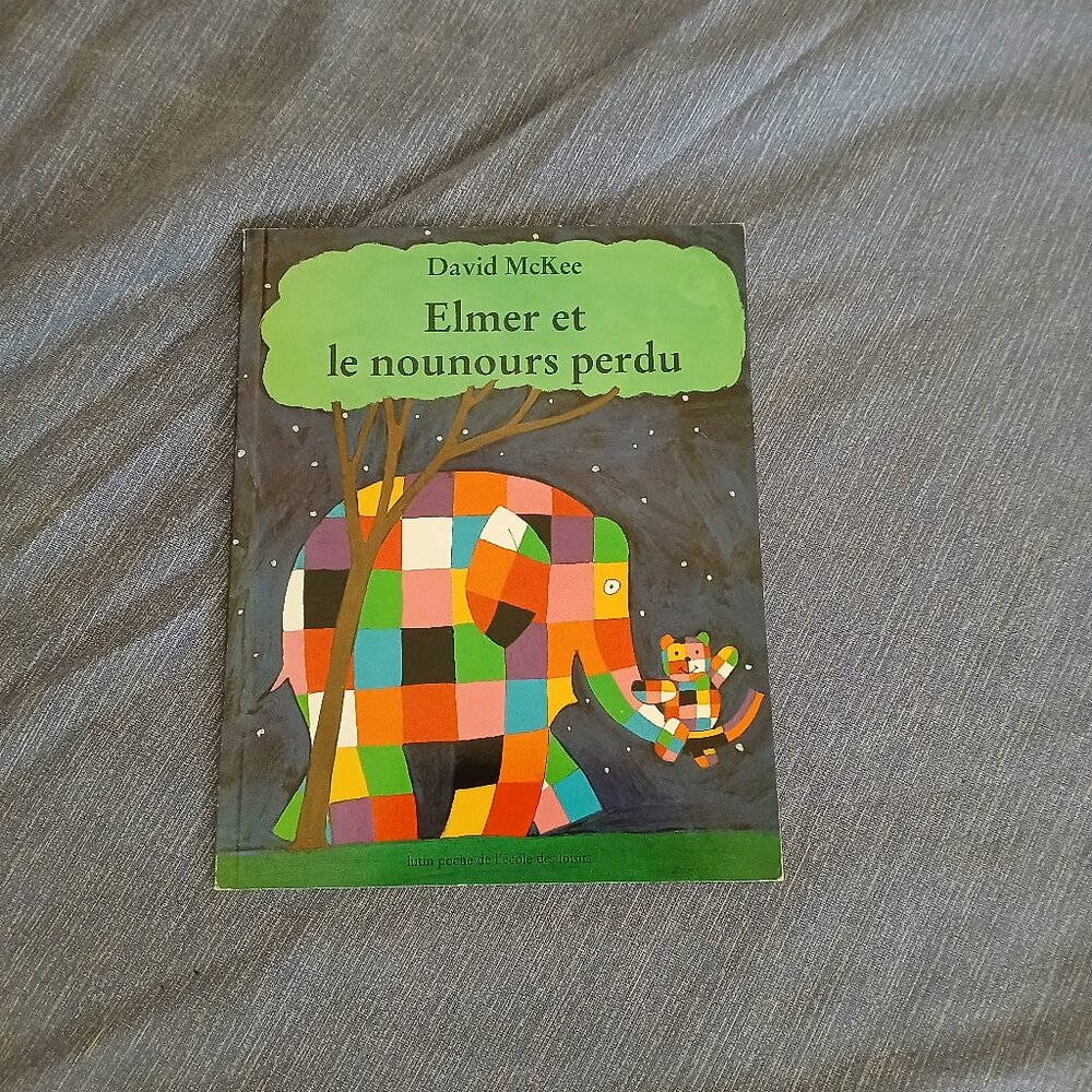 Elmer et le nounours perdu by David McKee 1999 French New